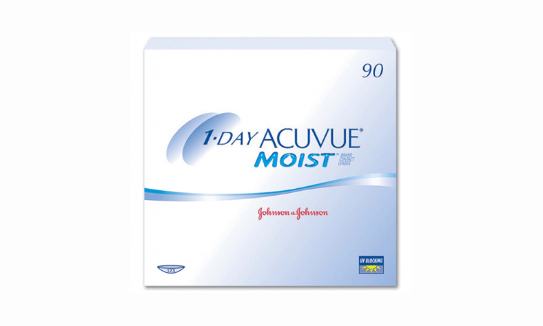 1-DAY ACUVUE MOIST 90PK 9.0