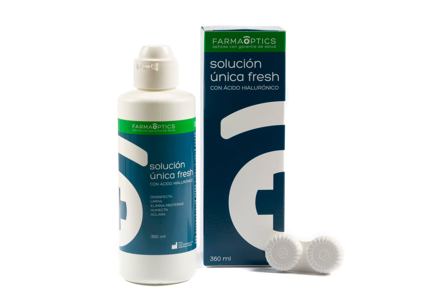 FARMAOPTICS SOLUCIÓN ÚNICA FRESH +HA 360ml
