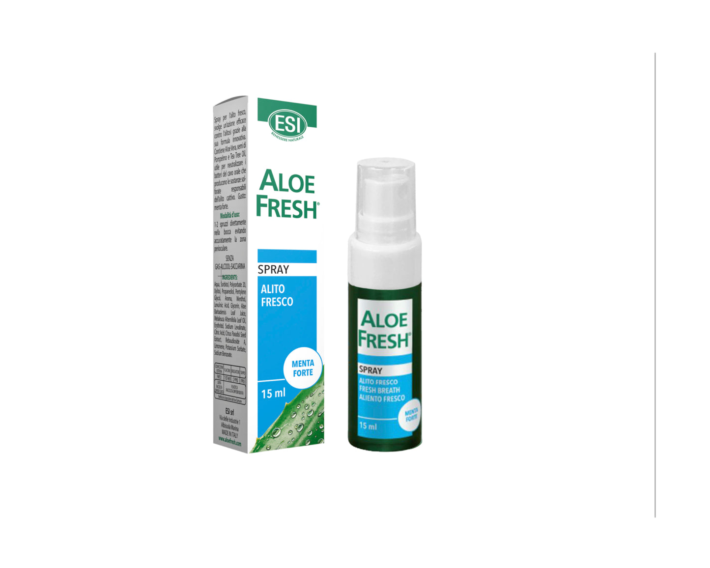 Spray aloe contra el mal aliento 15 ml