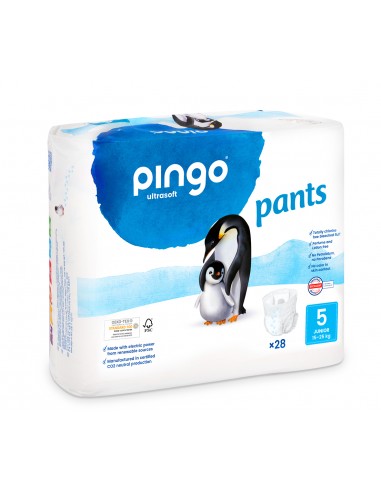 Braguitas ecológicas Pingo Talla 5 (Paquete de 28)